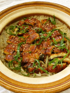 うなぎの蒲焼きとごぼうの炊き込みごはん-レシピのメイン写真