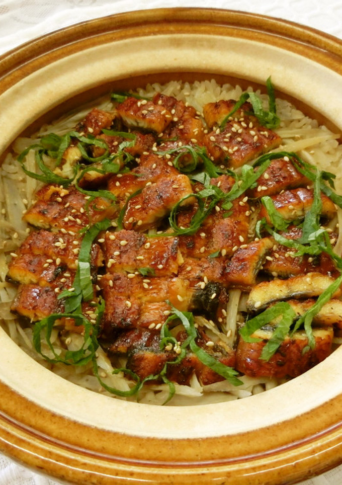 うなぎの蒲焼きとごぼうの炊き込みごはん-レシピのメイン写真
