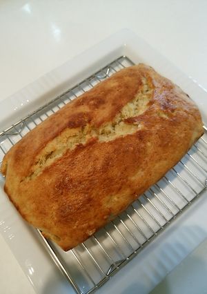 バナナ2本のバナナケーキ-レシピのメイン写真