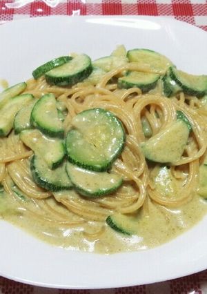 グリーンカレーパスタ-レシピのメイン写真