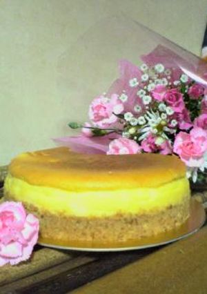 簡単☆おいしい!!ベイクドチーズケーキ-レシピのメイン写真