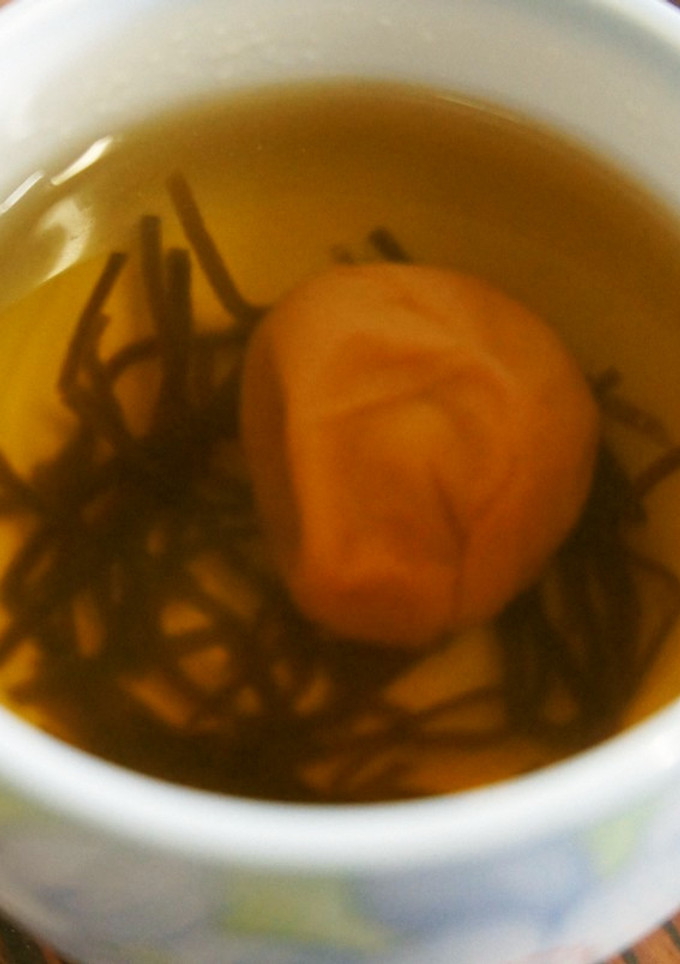 お手軽！梅こぶとろみ茶-レシピのメイン写真