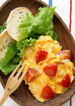 トマトの玉子とじ-レシピのメイン写真