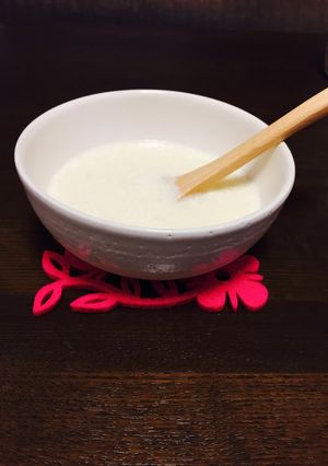 離乳食初期。3分で完成豆腐入り10倍粥-レシピのメイン写真
