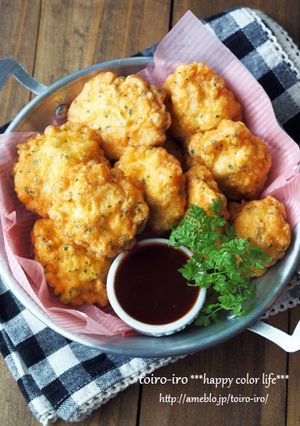 鶏胸肉で★ジューシーチキンナゲット-レシピのメイン写真