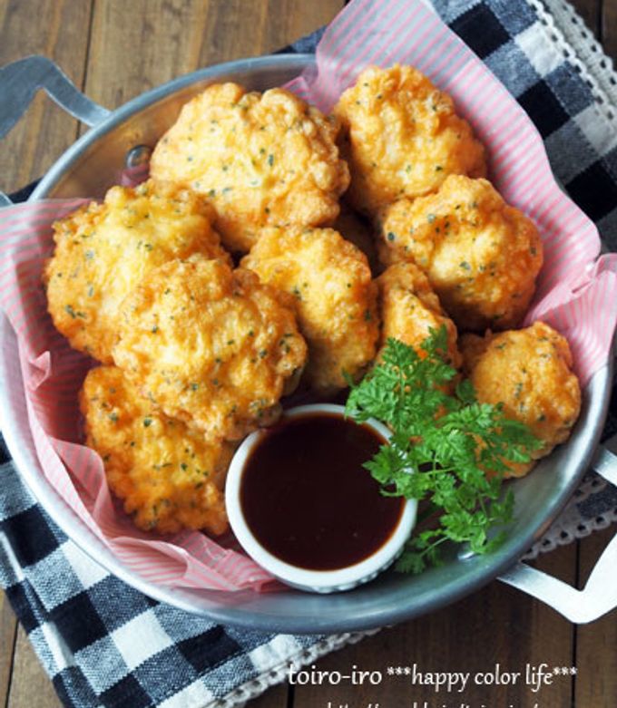 鶏胸肉で★ジューシーチキンナゲット-レシピのメイン写真