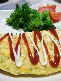 ソーセージとチーズのうまうまオムレツ-レシピのメイン写真