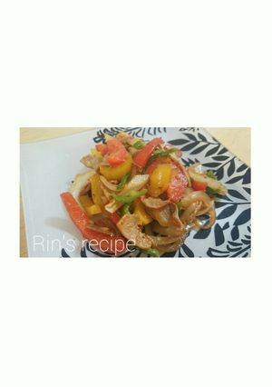 夏野菜のカラフル中華炒め-レシピのメイン写真