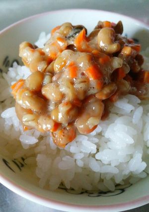 金山寺みそ納豆-レシピのメイン写真