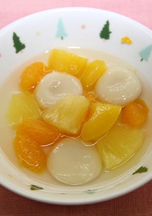 白玉フルーツポンチ【学校給食】-レシピのメイン写真