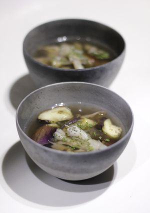 茄子とまいたけのスープ-レシピのメイン写真