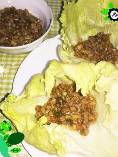 細竹の肉そぼろあんで レタス包み☆-レシピのメイン写真