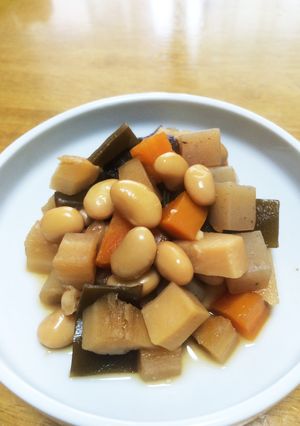 圧力鍋で☆具がい〜っぱいの五目豆-レシピのメイン写真