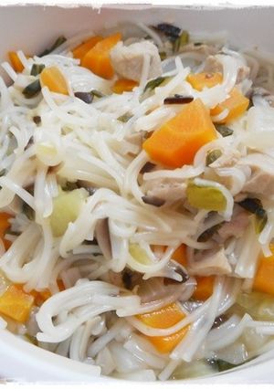 離乳食完了期　マグロと野菜の味噌そうめん-レシピのメイン写真