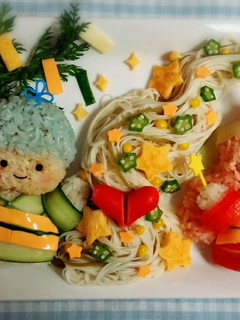キキララ☆七夕キャラご飯-レシピのメイン写真
