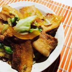 รูปของ 甘辛◎キャベ豚丼