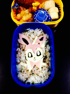 ポケモン☆ニンフィア☆キャラ弁-レシピのメイン写真