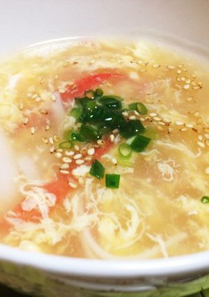 *かにたま中華スープ*-レシピのメイン写真