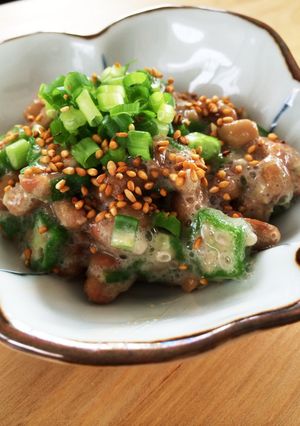オクラ梅納豆-レシピのメイン写真