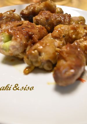 簡単！豚こま肉巻き-レシピのメイン写真