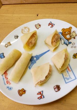 離乳食後期★ツナのクレープ-レシピのメイン写真