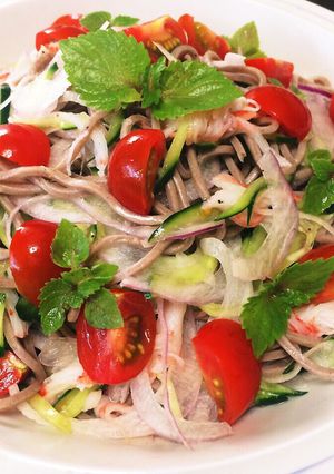 蕎麦のイタリアん?サラダ-レシピのメイン写真