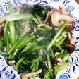 ターツァイとしめじの炒め煮