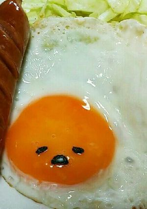 朝ごはん、簡単、ぐでたま-レシピのメイン写真