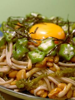 めかぶ入りネバネバ蕎麦-レシピのメイン写真