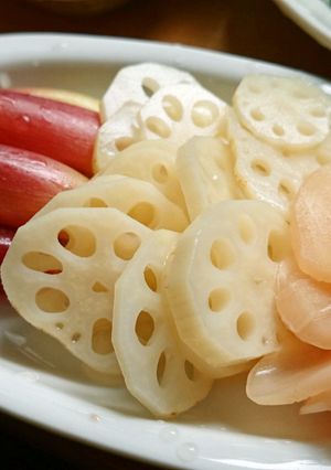 井上さんの甘酢漬け（生姜・蓮根・茗荷）-レシピのメイン写真