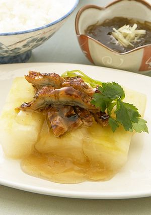冬瓜とうなぎのあんかけ-レシピのメイン写真