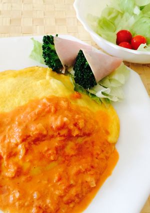 IH、ガス火で簡単！ふんわり卵オムライス-レシピのメイン写真