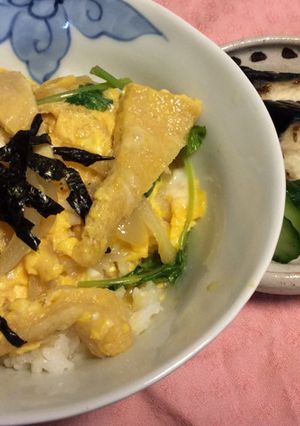 昔話の木の葉丼-レシピのメイン写真