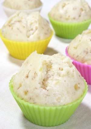 材料3つ！ばなな蒸しパン♡離乳食・おやつ-レシピのメイン写真