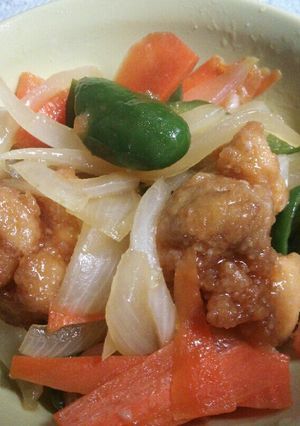 パパッとコンビニレシピ【冷凍唐揚げ編】-レシピのメイン写真