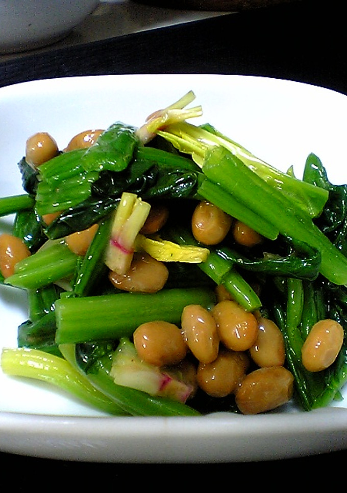 ほうれん草の納豆和え-レシピのメイン写真