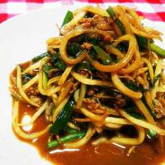 รูปของ にらともやしのカレー炒め