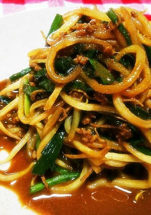 にらともやしのカレー炒め-レシピのメイン写真