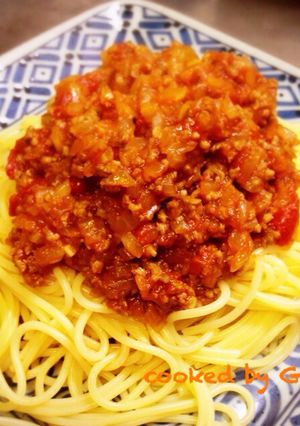 肉も野菜もたっぷり＊ガッツリミートソース-レシピのメイン写真