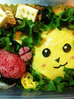キャラ弁 ピカチュウ^ ^-レシピのメイン写真