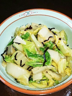 白菜の塩昆布和え-レシピのメイン写真