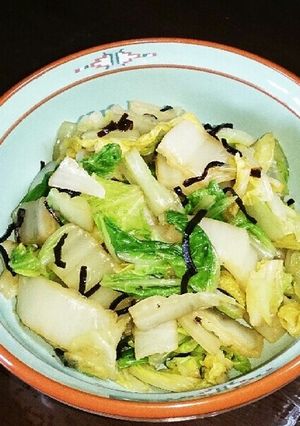 白菜の塩昆布和え-レシピのメイン写真