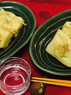 チーズ納豆の袋焼き-レシピのメイン写真