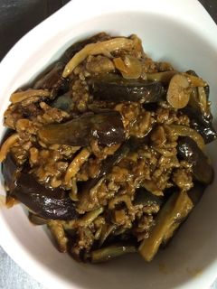 茄子としめじのピリ辛麻婆茄子-レシピのメイン写真
