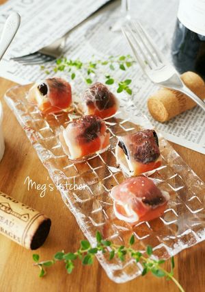 蜂蜜レモンdeプルーンの生ハム巻き**-レシピのメイン写真