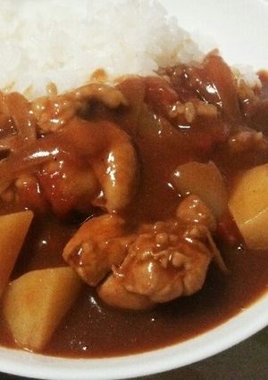 ごぼう嫌いに大好評!ごぼうのトマトカレー-レシピのメイン写真
