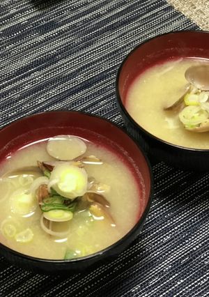 あさりのお味噌汁-レシピのメイン写真
