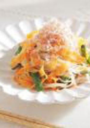 【夏野菜】にんじんのソーメンチャンプル-レシピのメイン写真