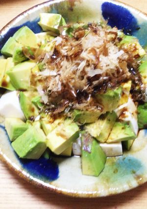 簡単☆アボカドとお豆腐のおつまみ-レシピのメイン写真