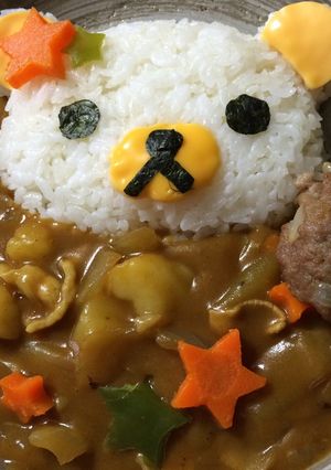 リラックマたなばたカレー-レシピのメイン写真